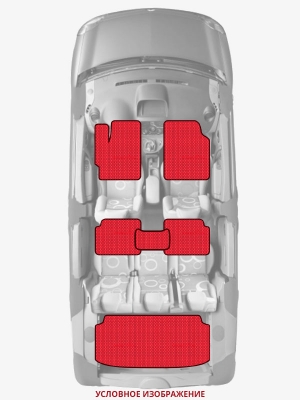 ЭВА коврики «Queen Lux» комплект для Volkswagen Lupo 3L